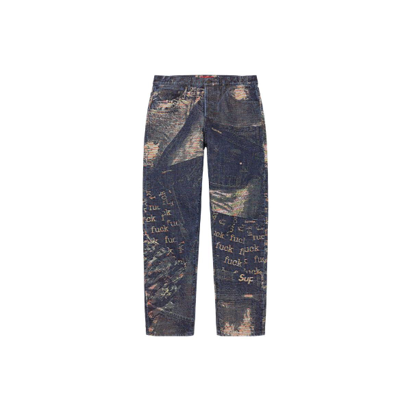 Supreme SS23 Week14 ARCHIVE DENIM JACQUARD REGULAR JEAN