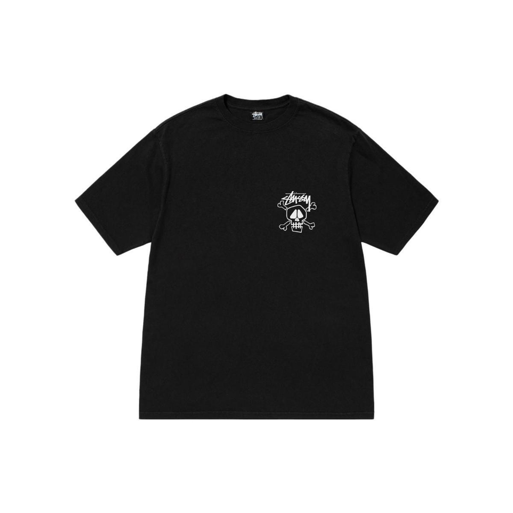 Stussy FW23 SKULL & BONES TEE PIGMENT DYED T