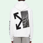 OFF-WHITE FW19 Splitted Arrows Oversized Hoodie