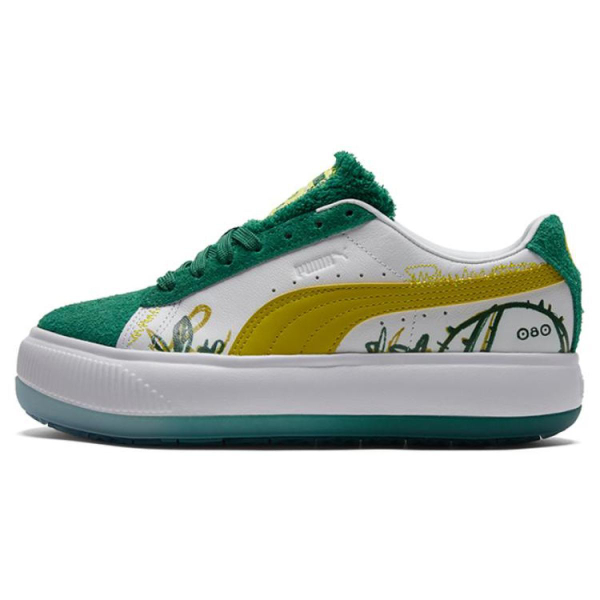 FLABJACKS x PUMA Suede Mayu "Fuzzy Cactus Park"