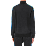 PALM ANGELS Black Rainbow Track Jacket