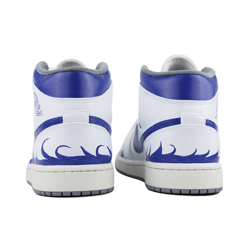 【 】 Jordan Air Jordan 1 Mid Vintage Grey