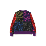 A BATHING APE MIX CAMO SHARK CRAZY WIDE SWEAT multi1