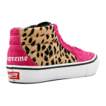 Supreme x Vans SK8 Velvet Leopard Magenta