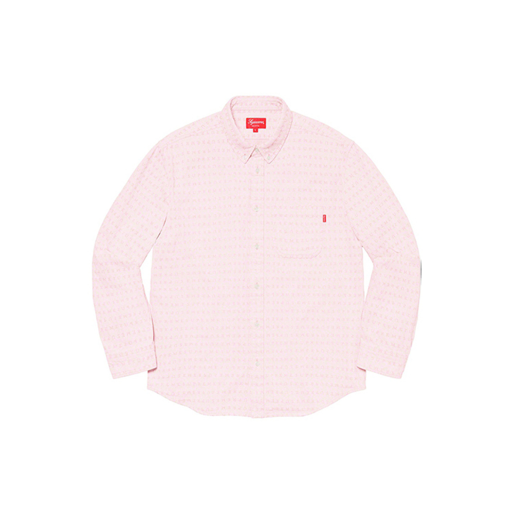Supreme SS20 Week 5 Jacquard Logos Denim Shirt