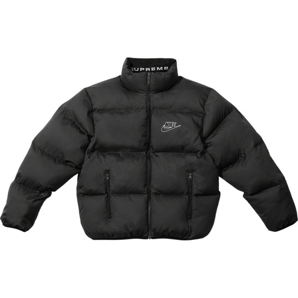 Supreme SS21 Week 3 x Nike Reversible Puffy Jacket SS21 Nike Logo