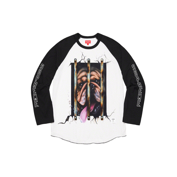 Supreme SS20 Week 11 Dog Raglan L/S Top T