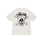 Stussy FW23 SKULL & BONES TEE PIGMENT DYED T