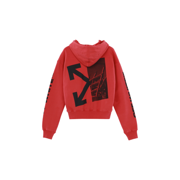 OFF-WHITE Splitted Arrows Oversized Hoodie