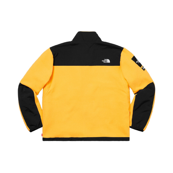 Supreme SS19 x The North Face Arc Logo Denali Fleece Jacket Yellow