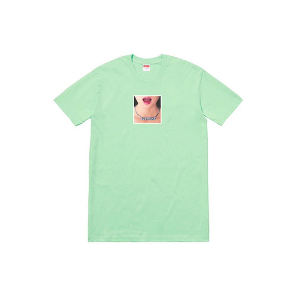 Supreme SS18 Necklace Tee Mint T