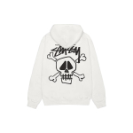 Stussy FW23 SKULL & BONES HOODIE PIGMENT DYED