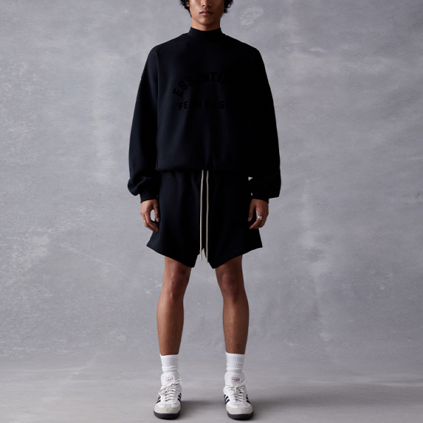23 Fear of God Essentials SS23 Sweatshort Essentials Cor Jet Black