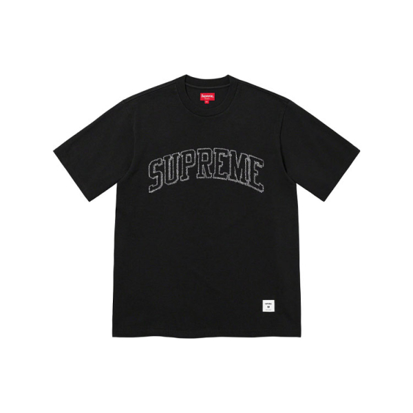 Supreme SS23 Week 1 SKETCH EMBROIDERED S/S TOP Logo T
