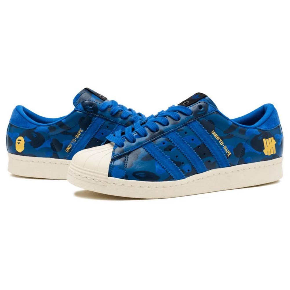 A BATHING APE x adidas originals Superstar 80s Undftd Bape Blue Camo