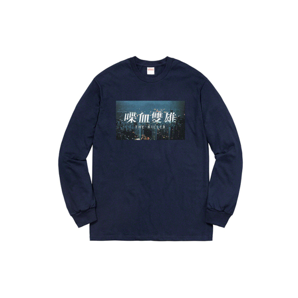 Supreme FW18 The Killer L/S Tee Navy T