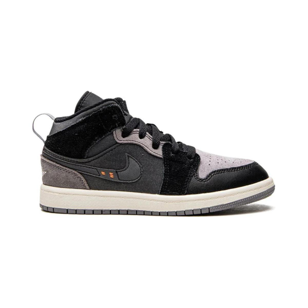 Jordan Air Jordan 1 Mid SE "Craft Inside Out Black" PS