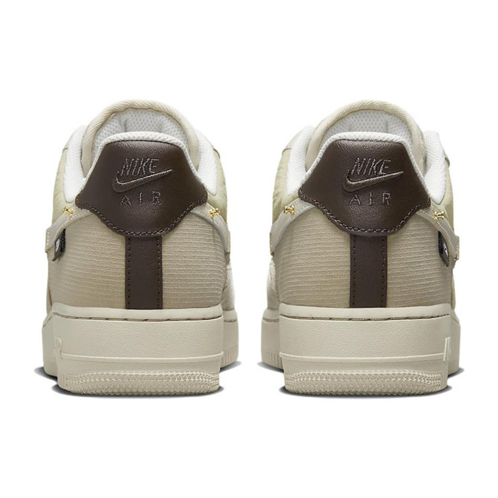 Nike Air Force 1 tan bling