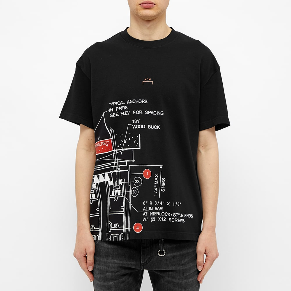 A-COLD-WALL* SS20 Blueprint Tee logo T