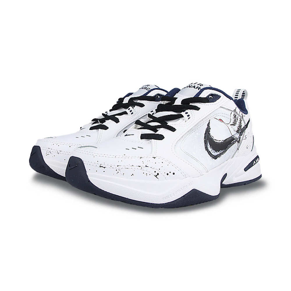 【 】 Nike Air Monarch 4 PU White Navy