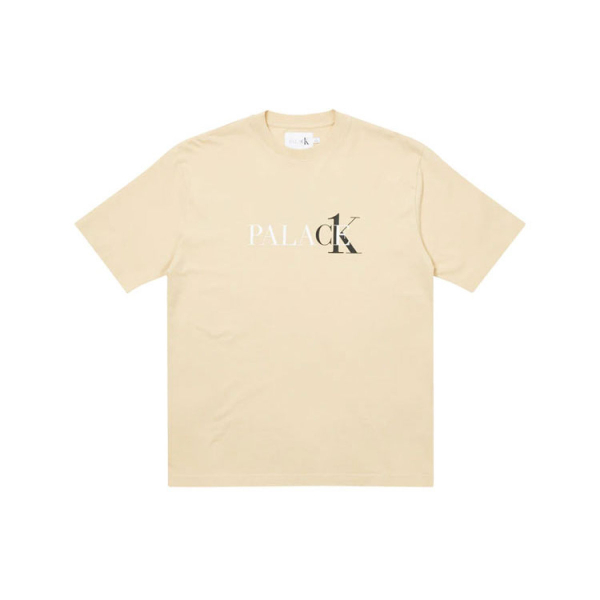 PALACE x Calvin Klein SS22 T-Shirt Wheat Logo T