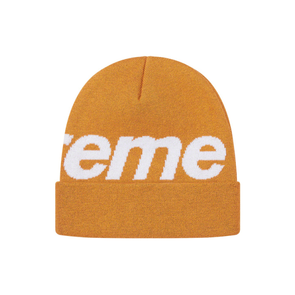 Supreme FW19 Week 7 Big Logo Beanie logo