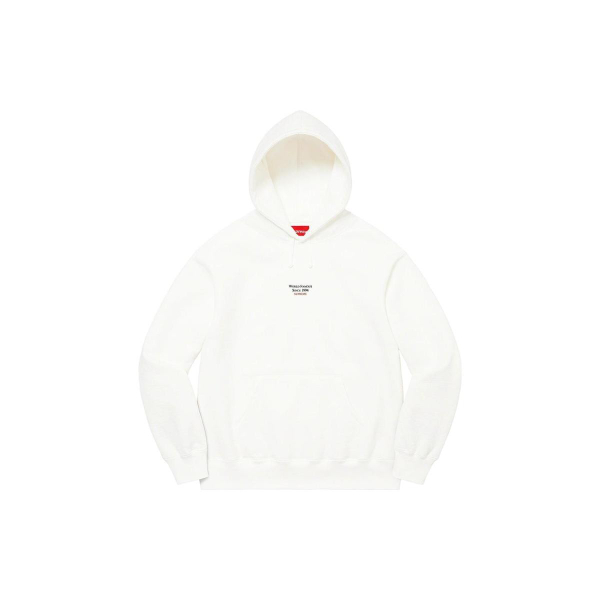 Supreme SS23 Week 4 WORLD FAMOUS MICRO HOODED SWEATSHIRT Logo