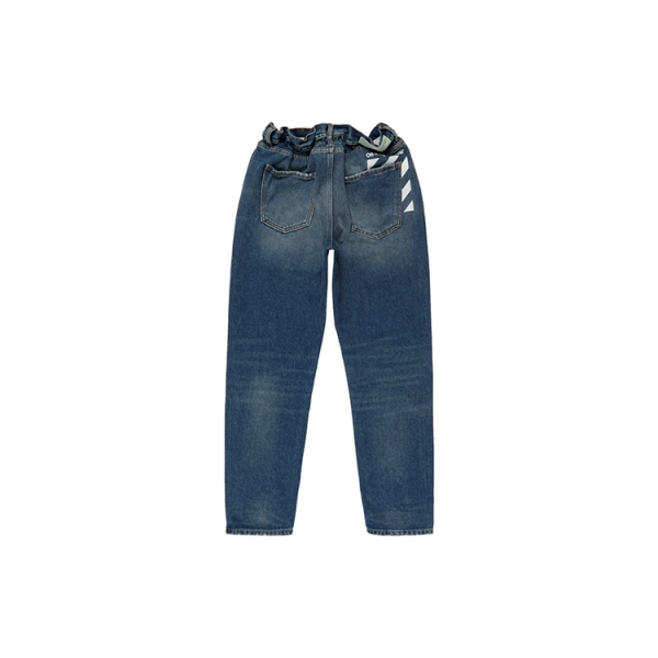 OFF-WHITE SS20 Blue Denim Slim Fit Jeans