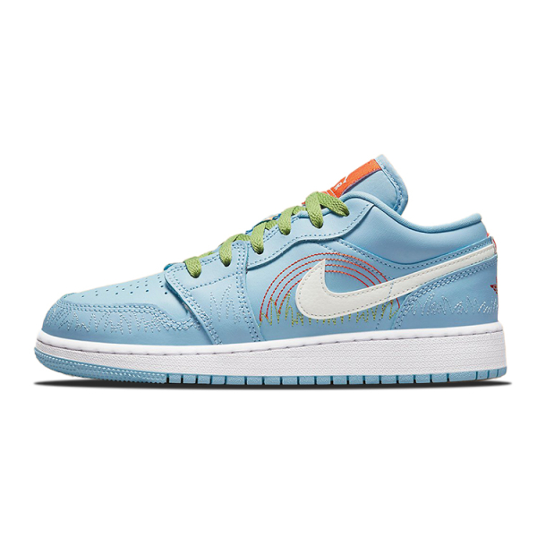 Jordan Air Jordan 1 Low Blue Stitch