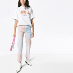 PALM ANGELS Pink Bear S/S T-shirt logo T