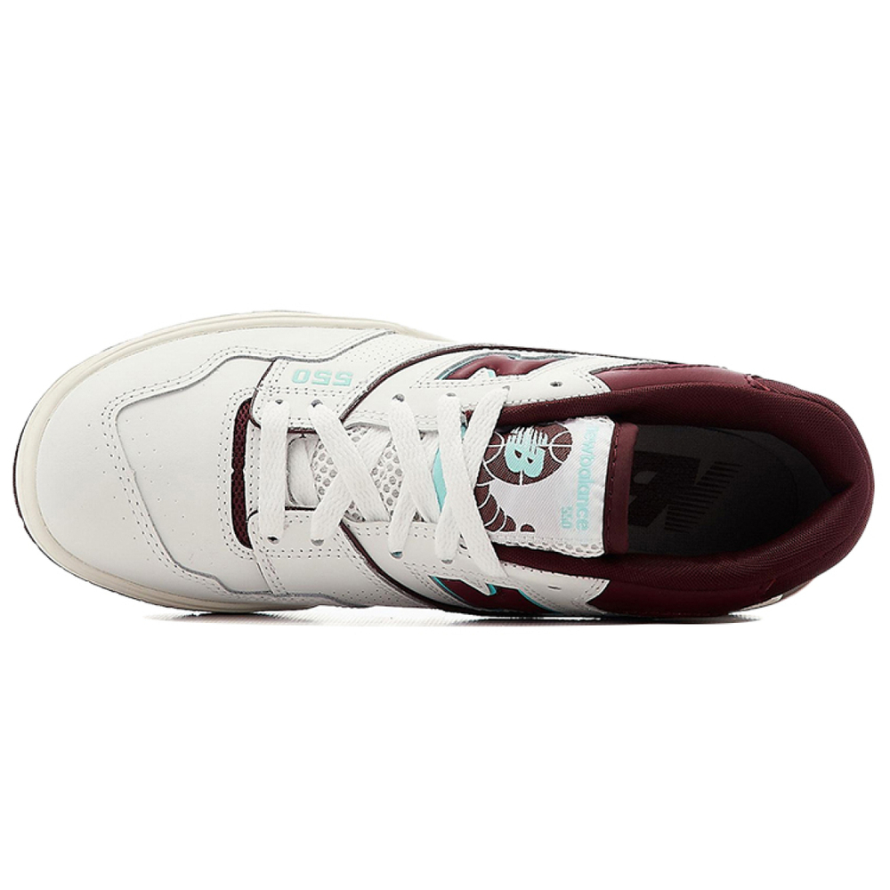 New Balance NB 550 White Burgundy
