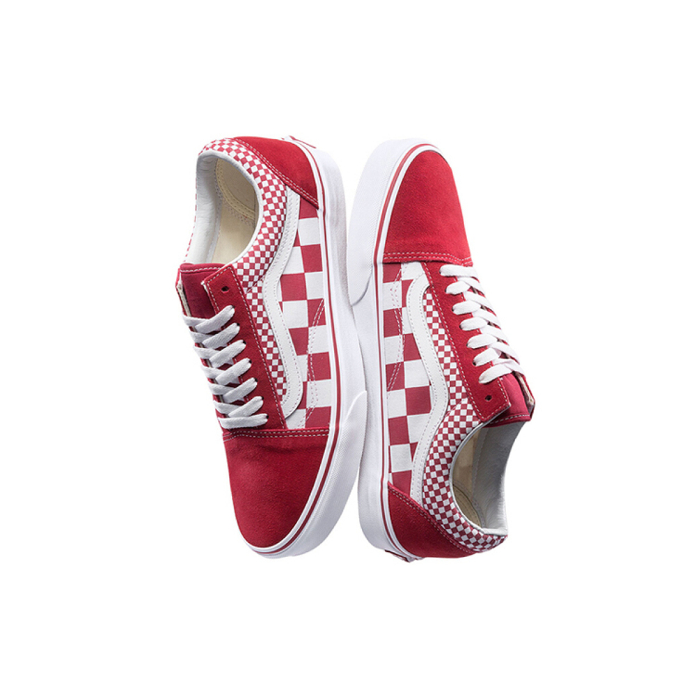 Vans Old Skool Mix Checker Chili Pepper/True White