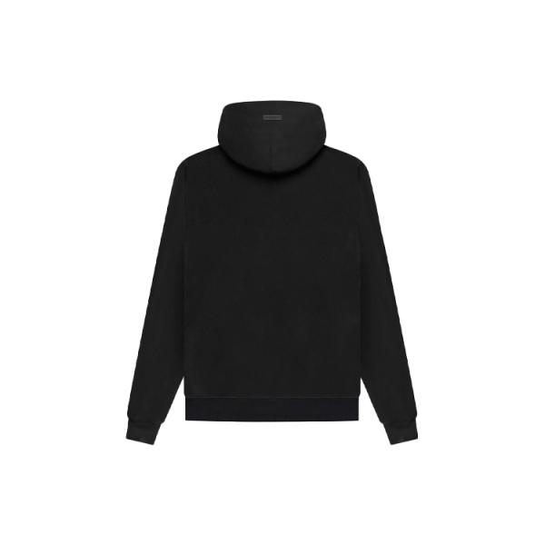 Fear of God Baseball Hoodie Vintage Black Logo