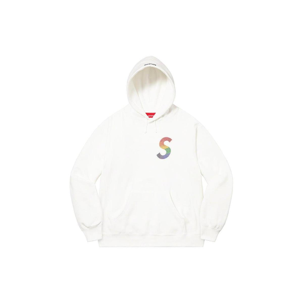 Supreme Week 6 x Swarovski S Logo Hooded Sweatshirt S