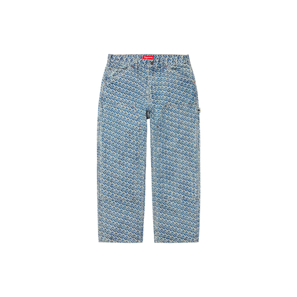Supreme FW21 Week 5 Monogram Double Knee Denim Painter Pant