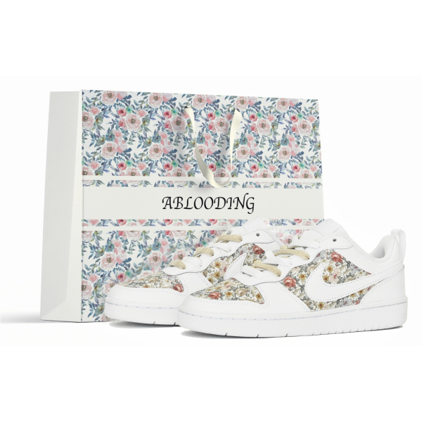 【 】 Nike Court Borough Low ABLOODING GS