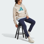 Adidas Essentials Fleece Tapered Cuffed Pants Logo
