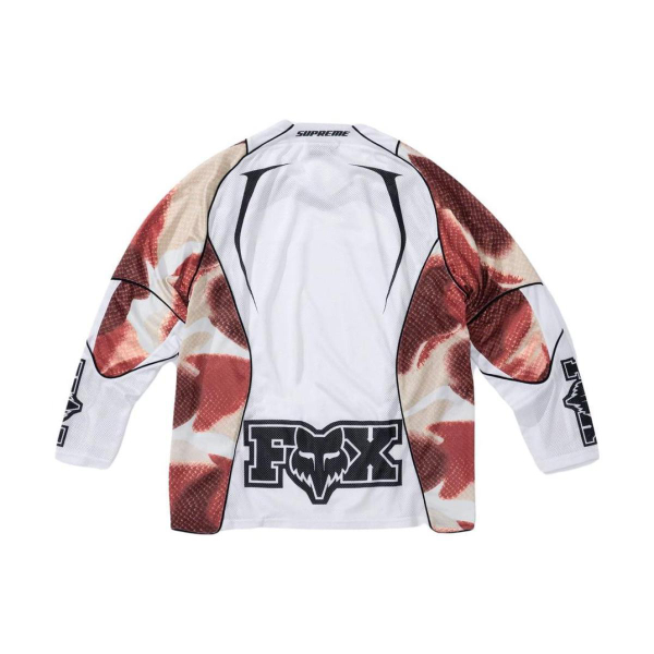 Supreme x FOX RACING FW23 JERSEY WEEK8 Logo