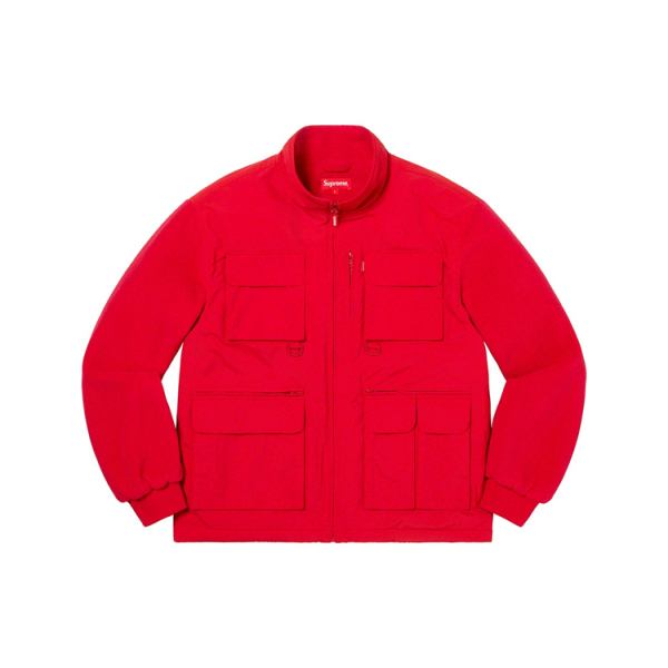 Supreme FW19 Week 10 Upland Fleece Jacket Red