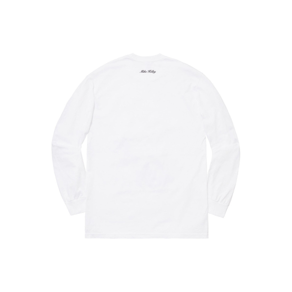 Supreme FW18 Mike Kelley AhhYouth! L/S Tee White T