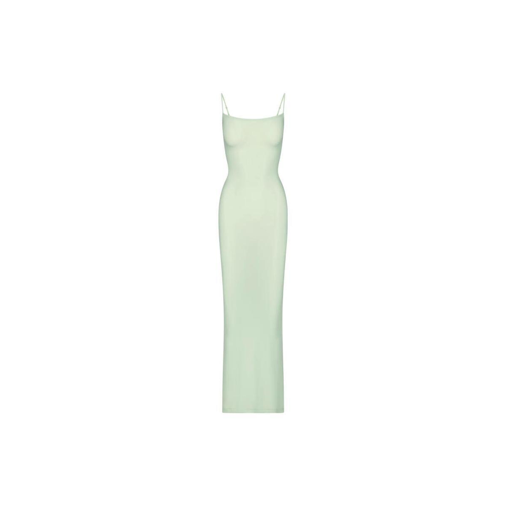 SKIMS SOFT LOUNGE LONG SLIP DRESS /HONEYDEW