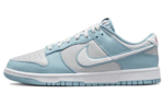 Nike Dunk Low Fashion Leisure Anti-slip Shock Absorption Wear-Resistant Low Panel Shoes Blue Grey