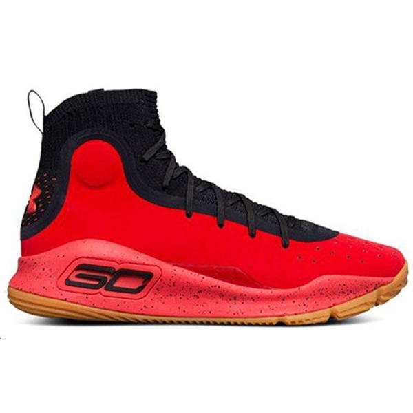 Under Armour Curry 4 4 Red Black Gum