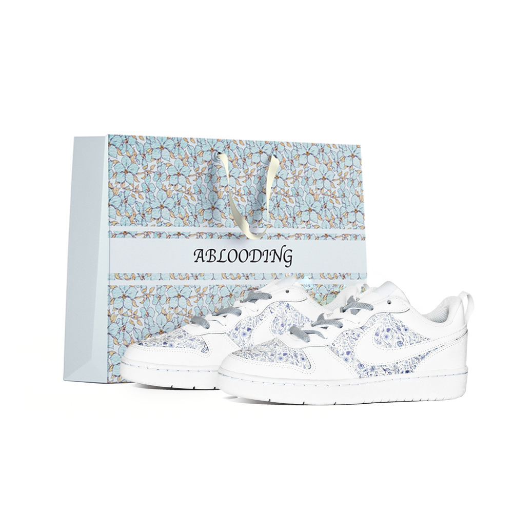 【 】 Nike Court Borough Low ABLOODING GS