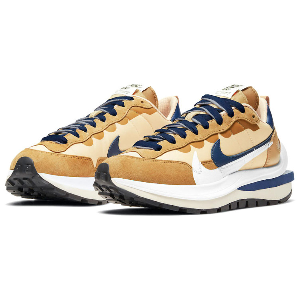 Sacai x Nike VaporWaffle sesame and blue void