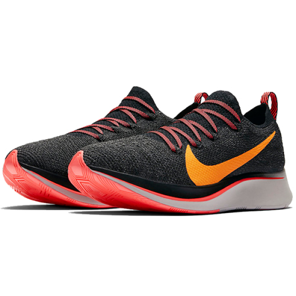 Nike Zoom Fly 1 Flyknit Black Orange Peel