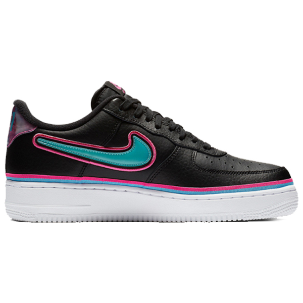 Nike Air Force 1 Sport NBA Black Blue Gale Laser Fuchsia