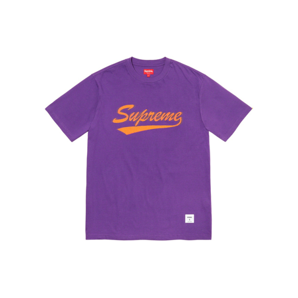 Supreme SS20 Week 7 Intarsia Script S/S Top Logo T
