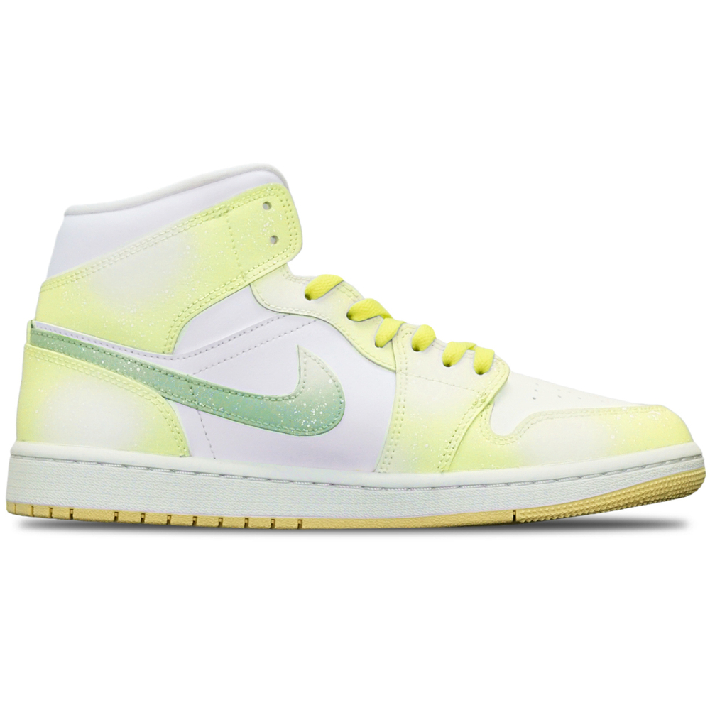 【 】 Jordan Air Jordan 1 Mid Lemon Wash