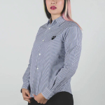 CDG Play Striped Shirt
